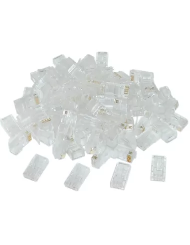 Acconet CAT5e RJ45 Connectors, Stranded/Solid Core, 50 Pack