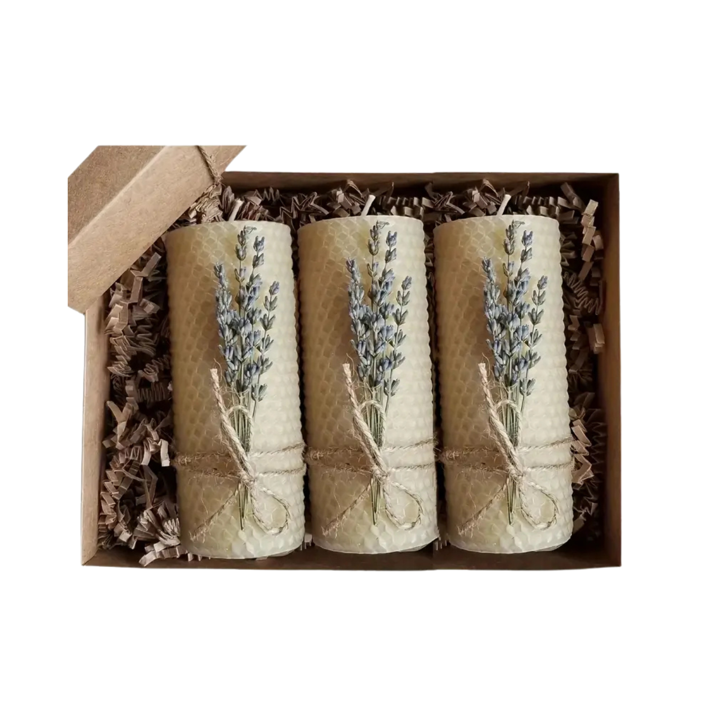 Beeswax Candle Gift Set - 3pc Soy Candle