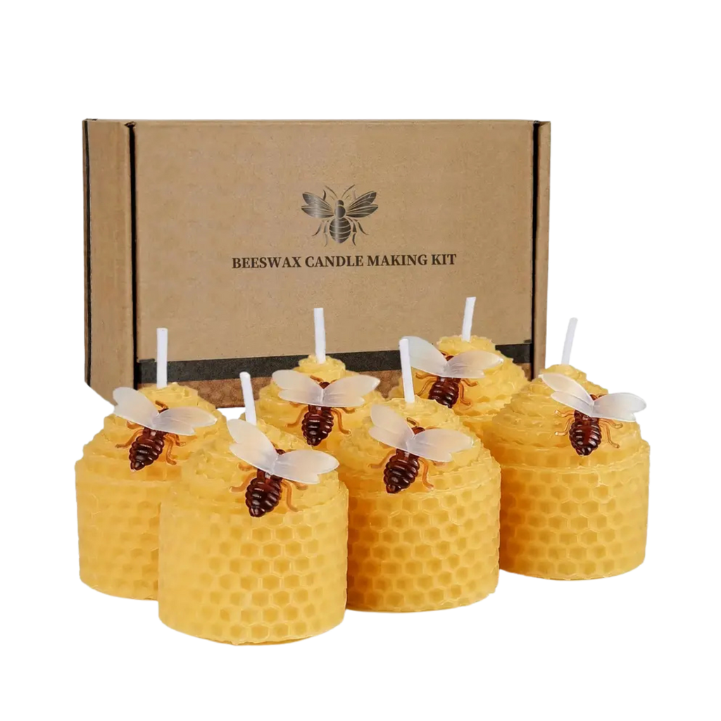 Assorted Beeswax Candles Gift Set