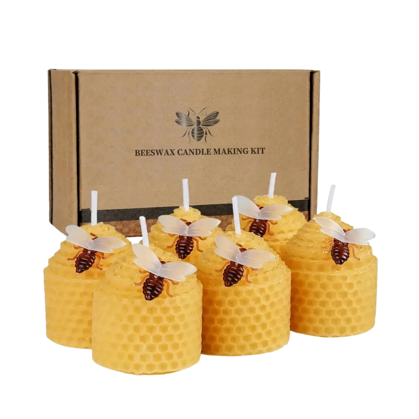 Assorted Beeswax Candles Gift Set