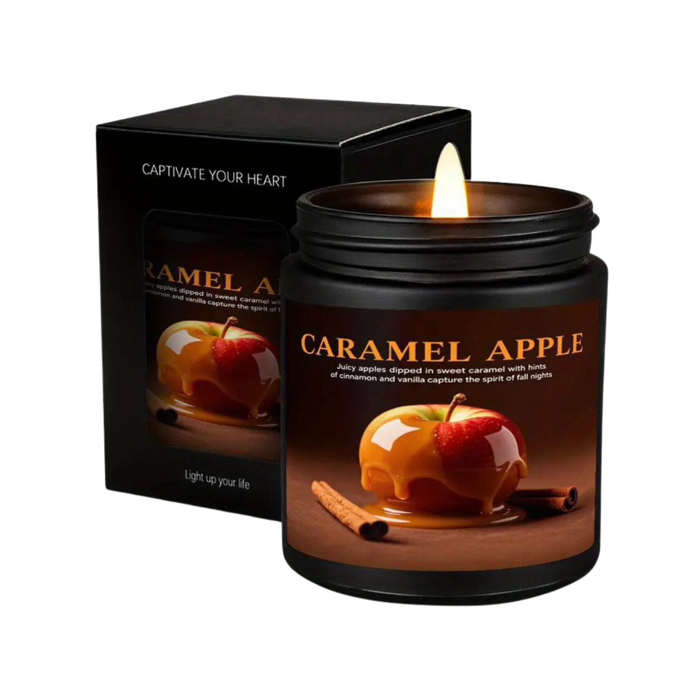 Caramel Apple 1 pc Soy Candle