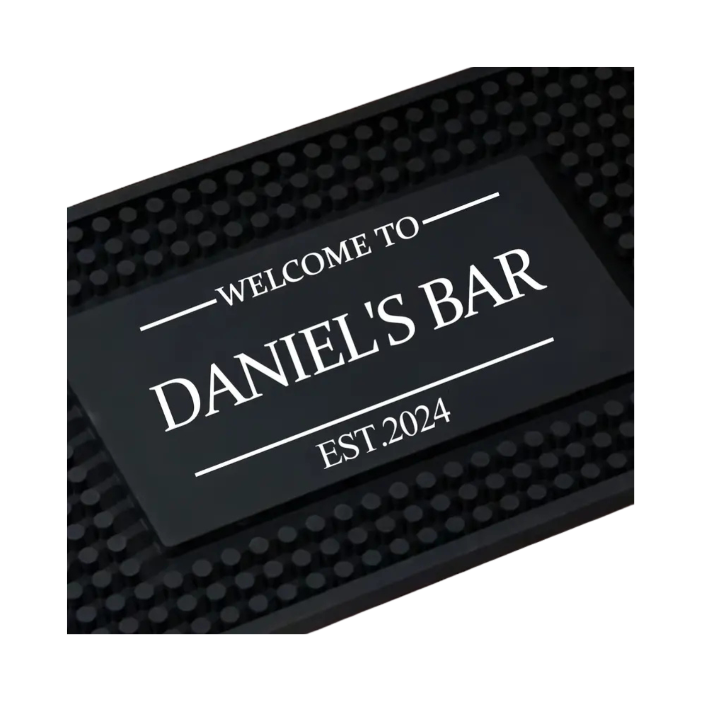 Personalized Silicone Bar Mat