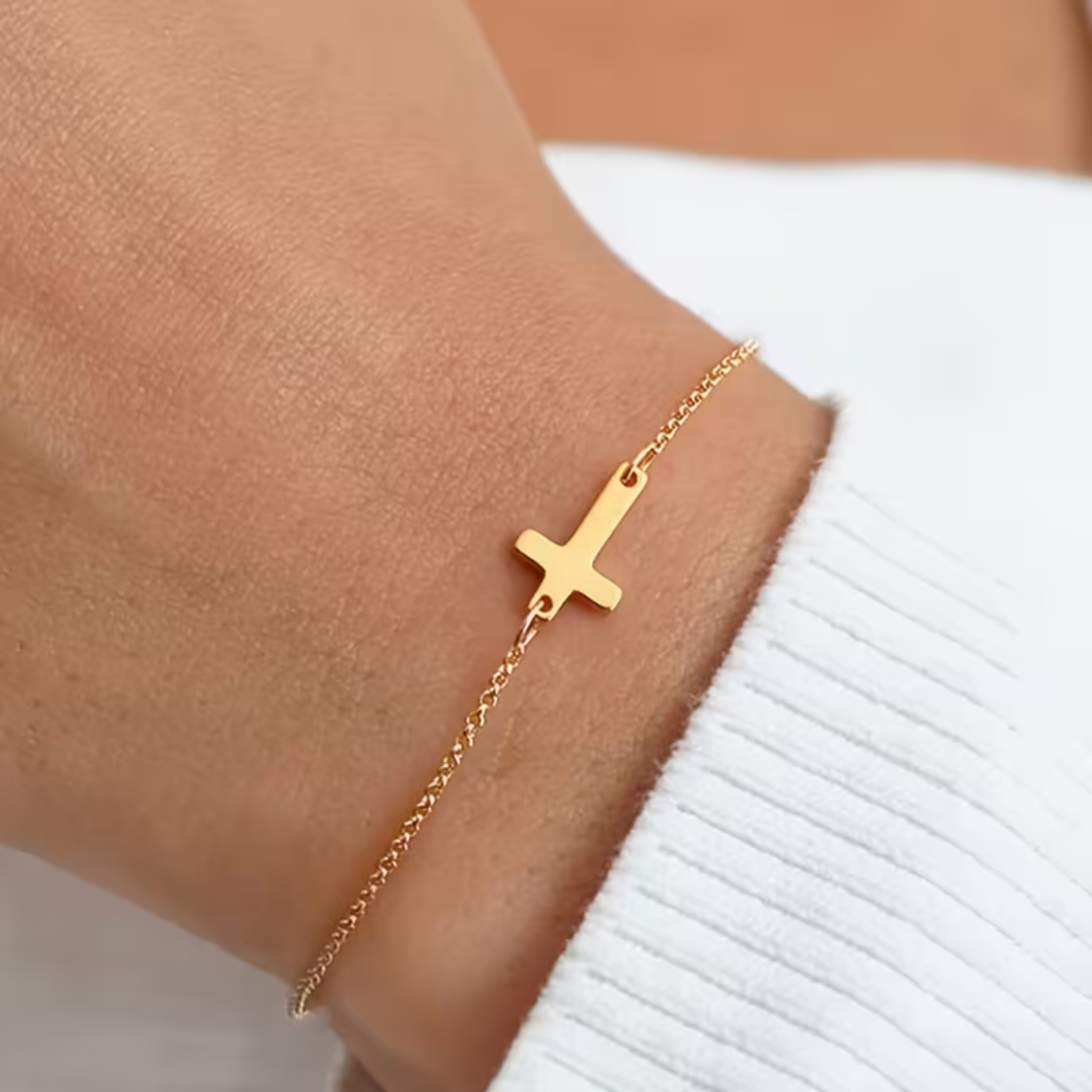 Faith Inspired Cross Bracelet