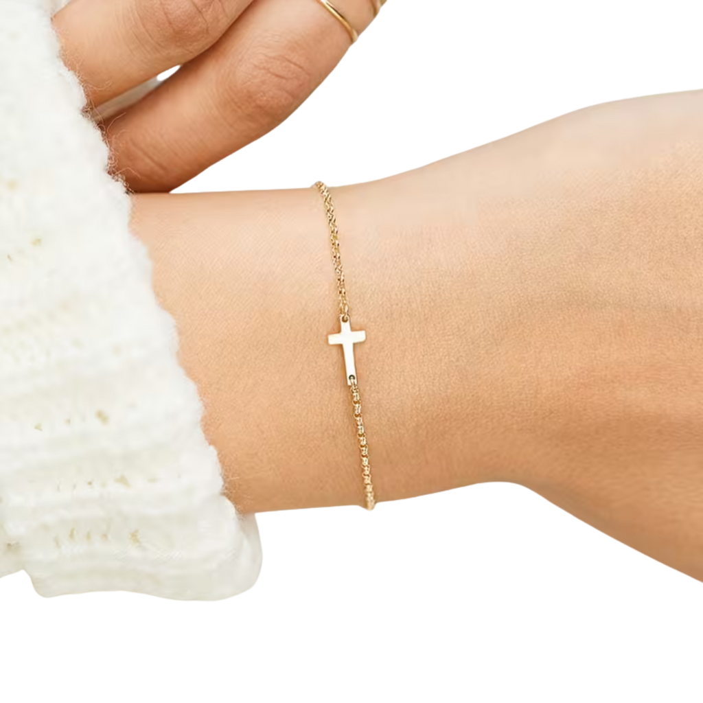 Faith Inspired Cross Bracelet