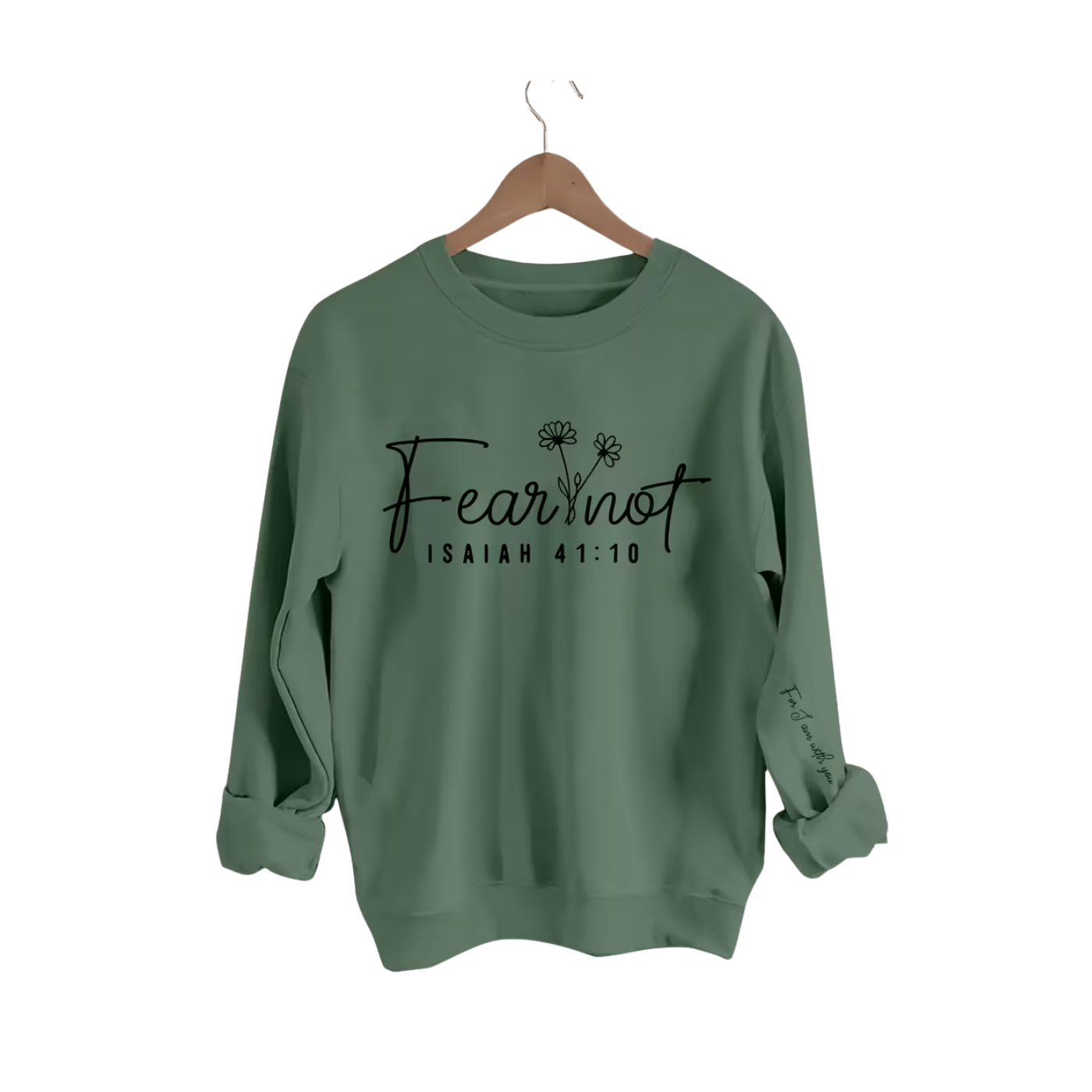 Fear Not Isaiah 41:10 Bible Verse Womans Jersey