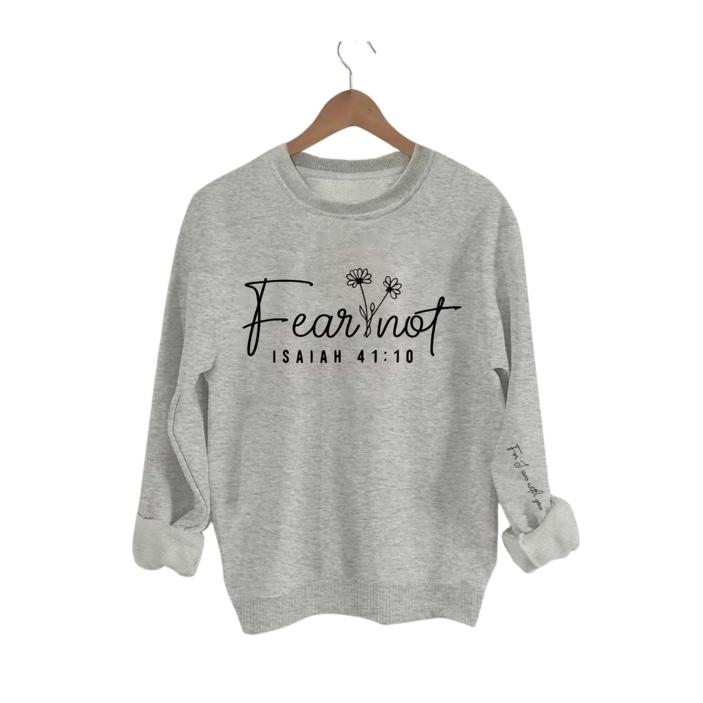 Fear Not Isaiah 41:10 Bible Verse Womans Jersey