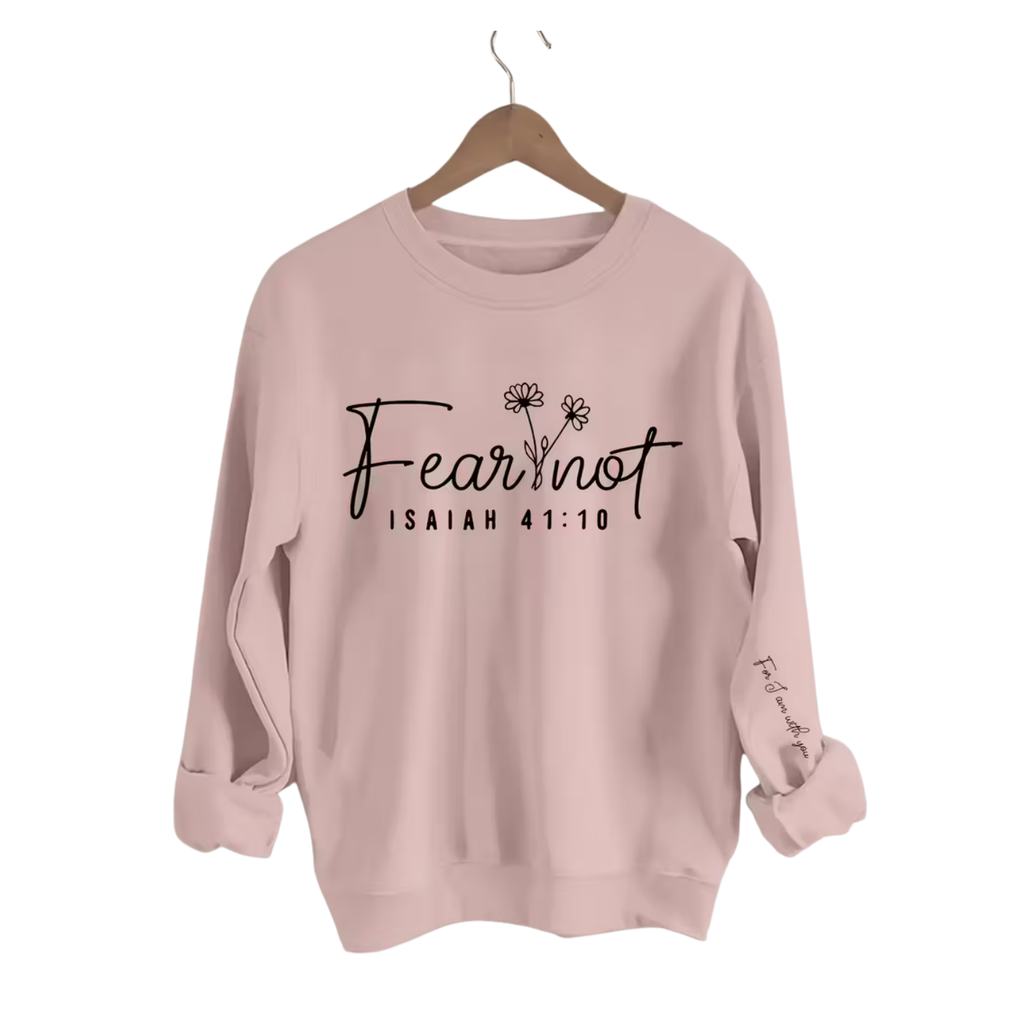 Fear Not Isaiah 41:10 Bible Verse Womans Jersey