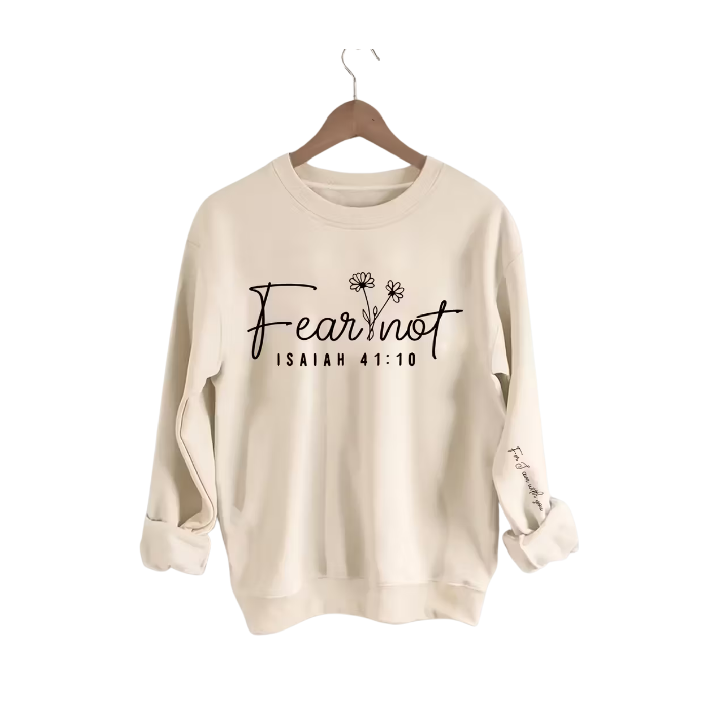 Fear Not Isaiah 41:10 Bible Verse Womans Jersey