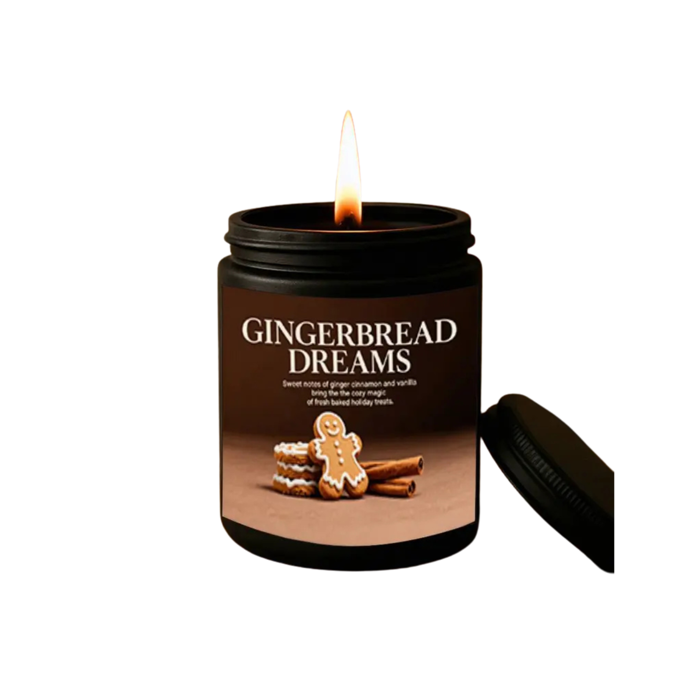 Gingerbread Dreams 1pc Soy Candle