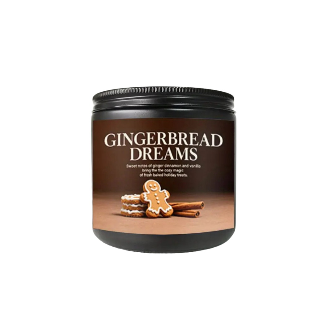 Gingerbread Dreams 1pc Soy Candle