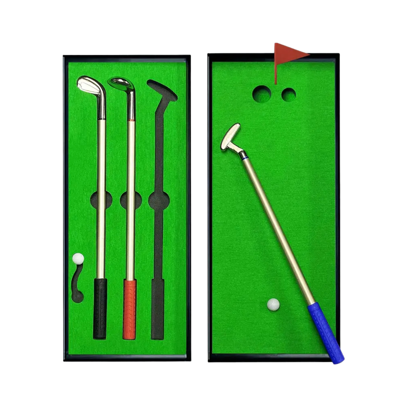 1-Set Golf Pen Set & Mini Desktop Putting Game