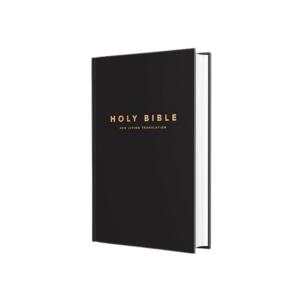 Holy Bible New Living Translation Black Pew Bible - Hardcover