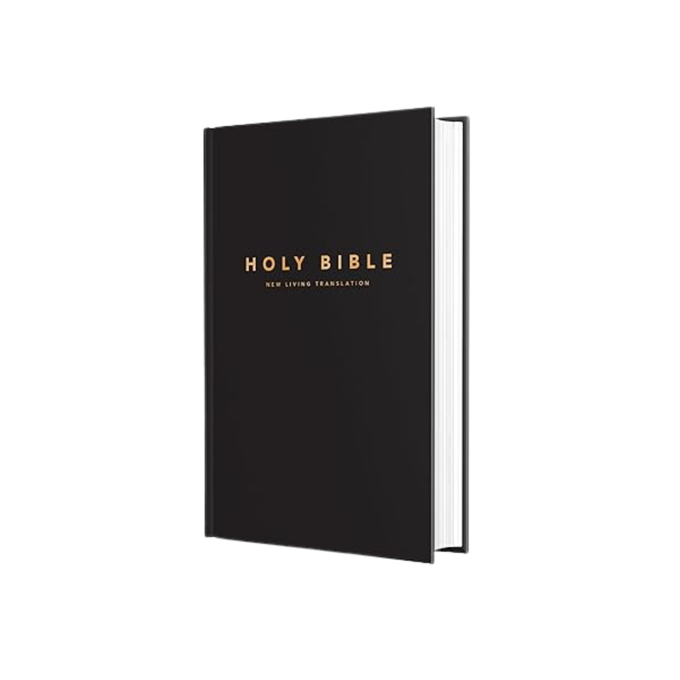 Holy Bible New Living Translation Black Pew Bible - Hardcover