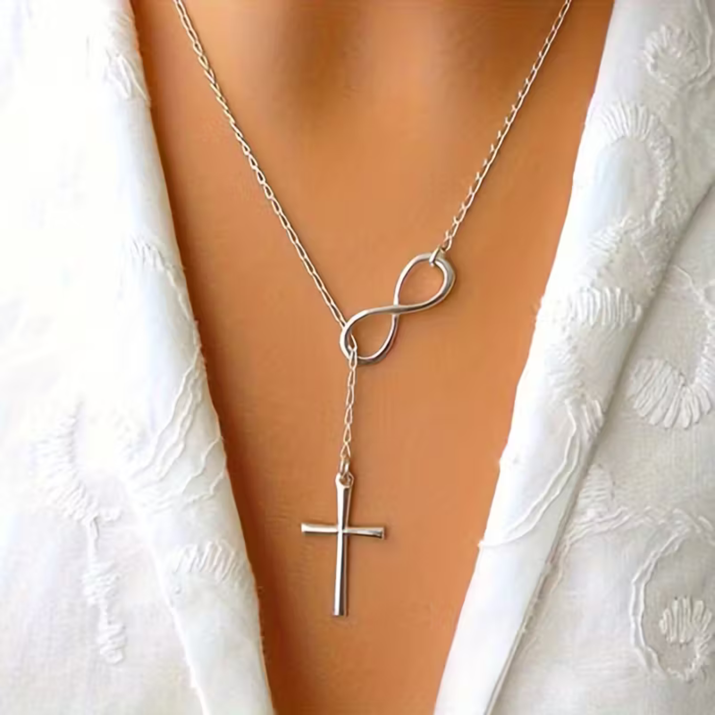 Infinite Faith Cross Necklace