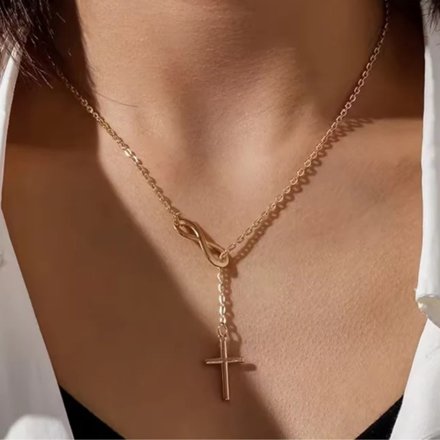 Infinite Faith Cross Necklace
