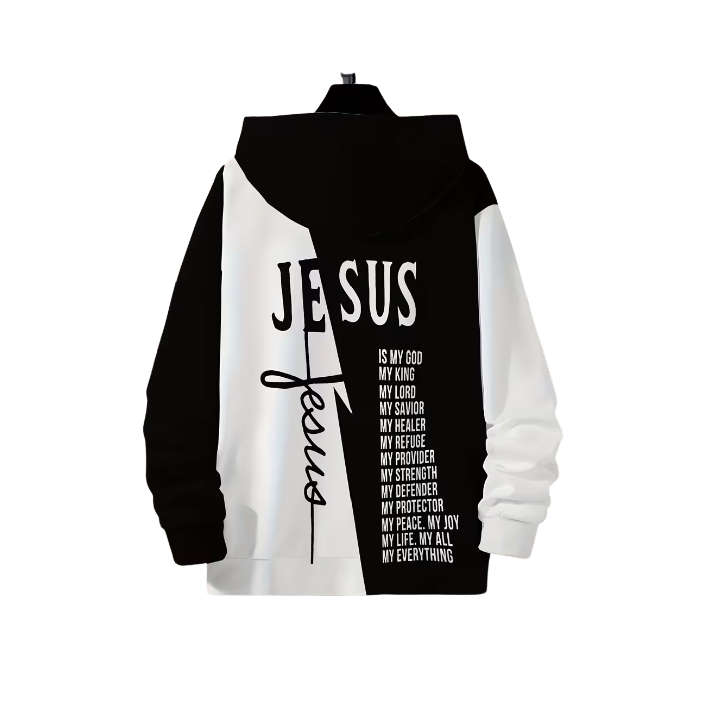 Jesus is My God & Bible Verse Zip Up Hoodie