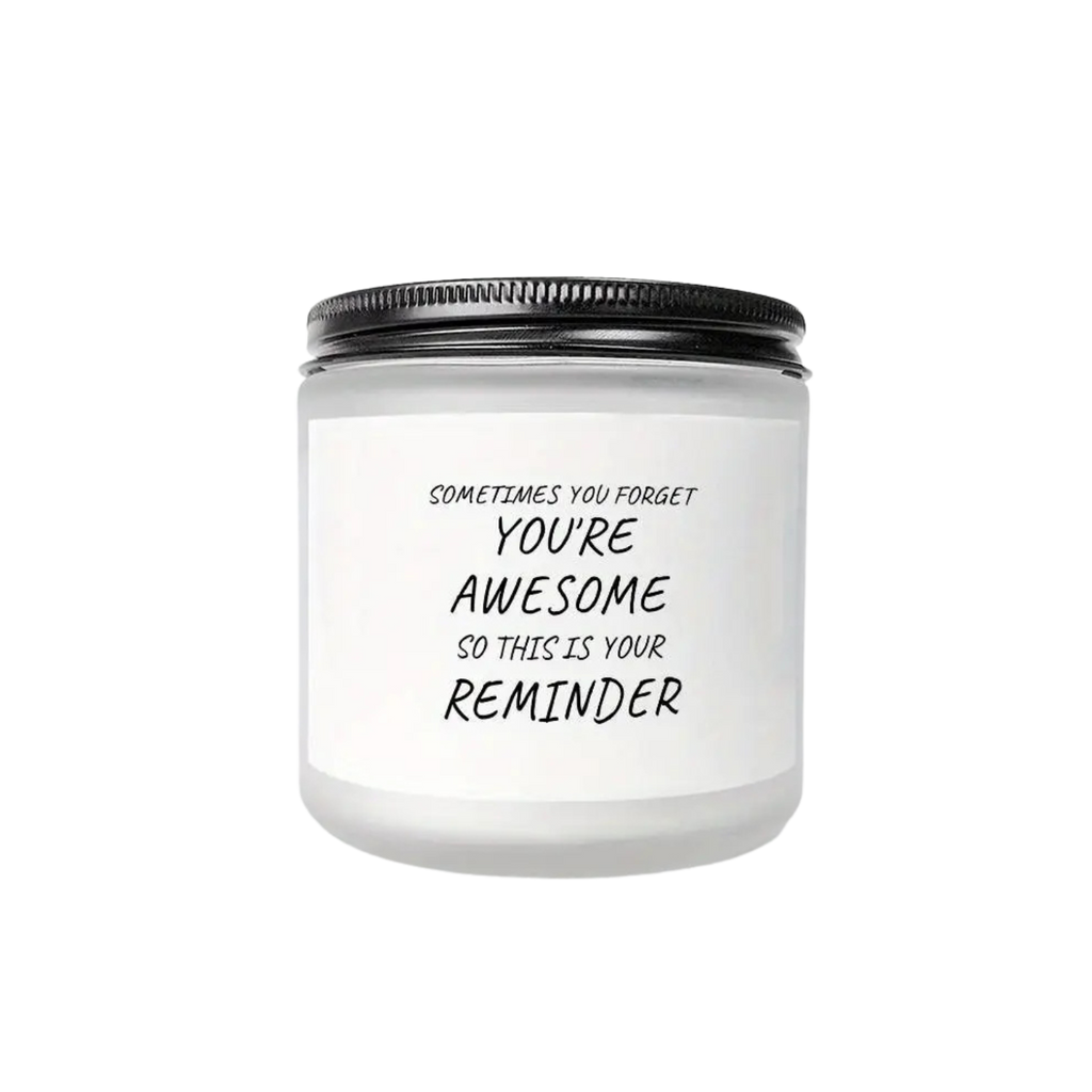 Inspirational Lavender Scented 1pc Soy Candle