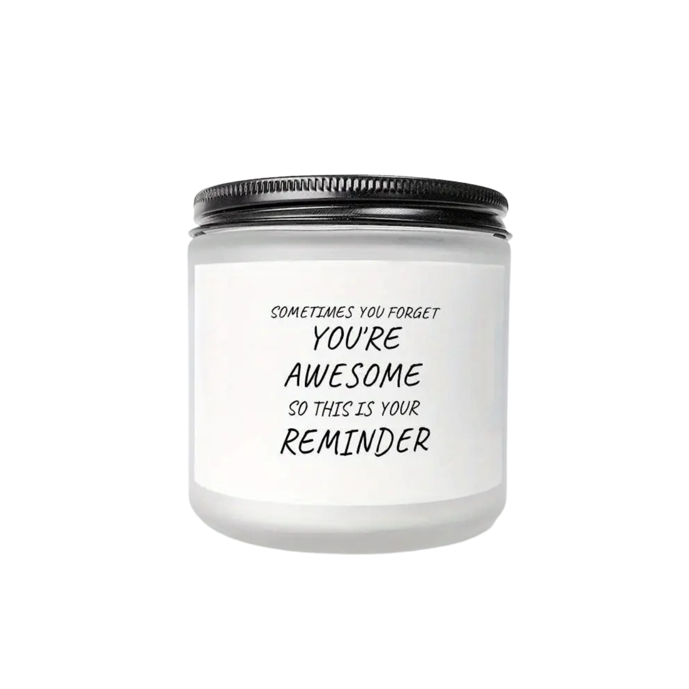 Inspirational Lavender Scented 1pc Soy Candle