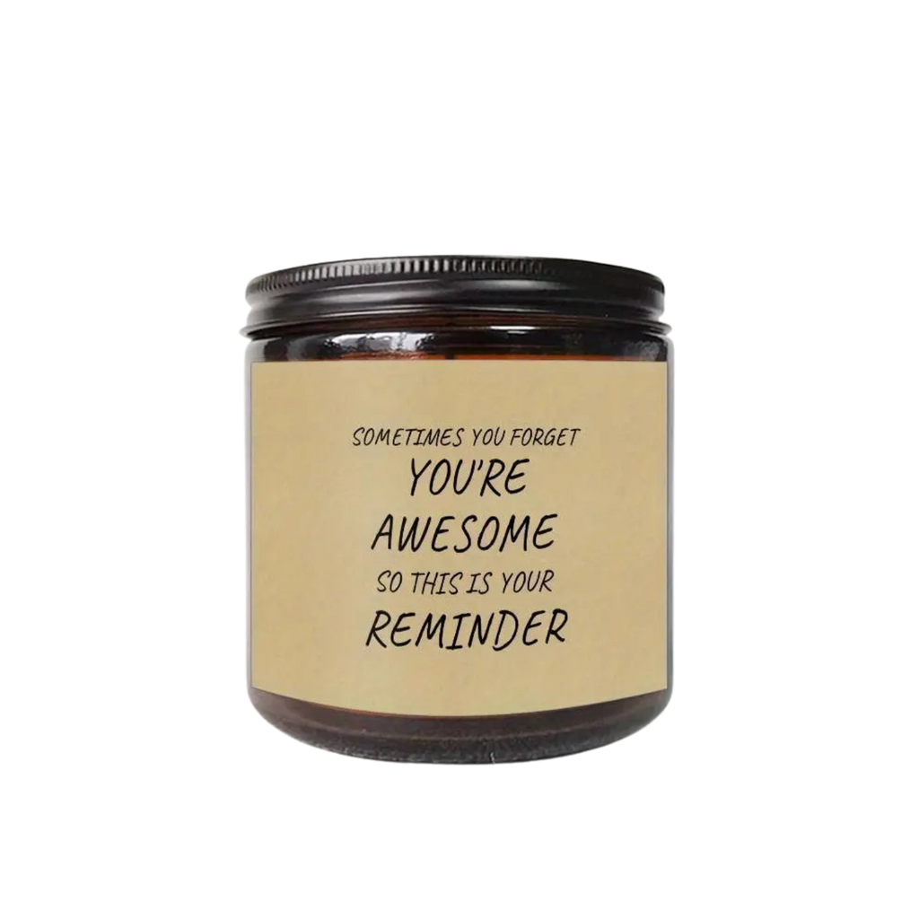 Inspirational Lavender Scented 1pc Soy Candle