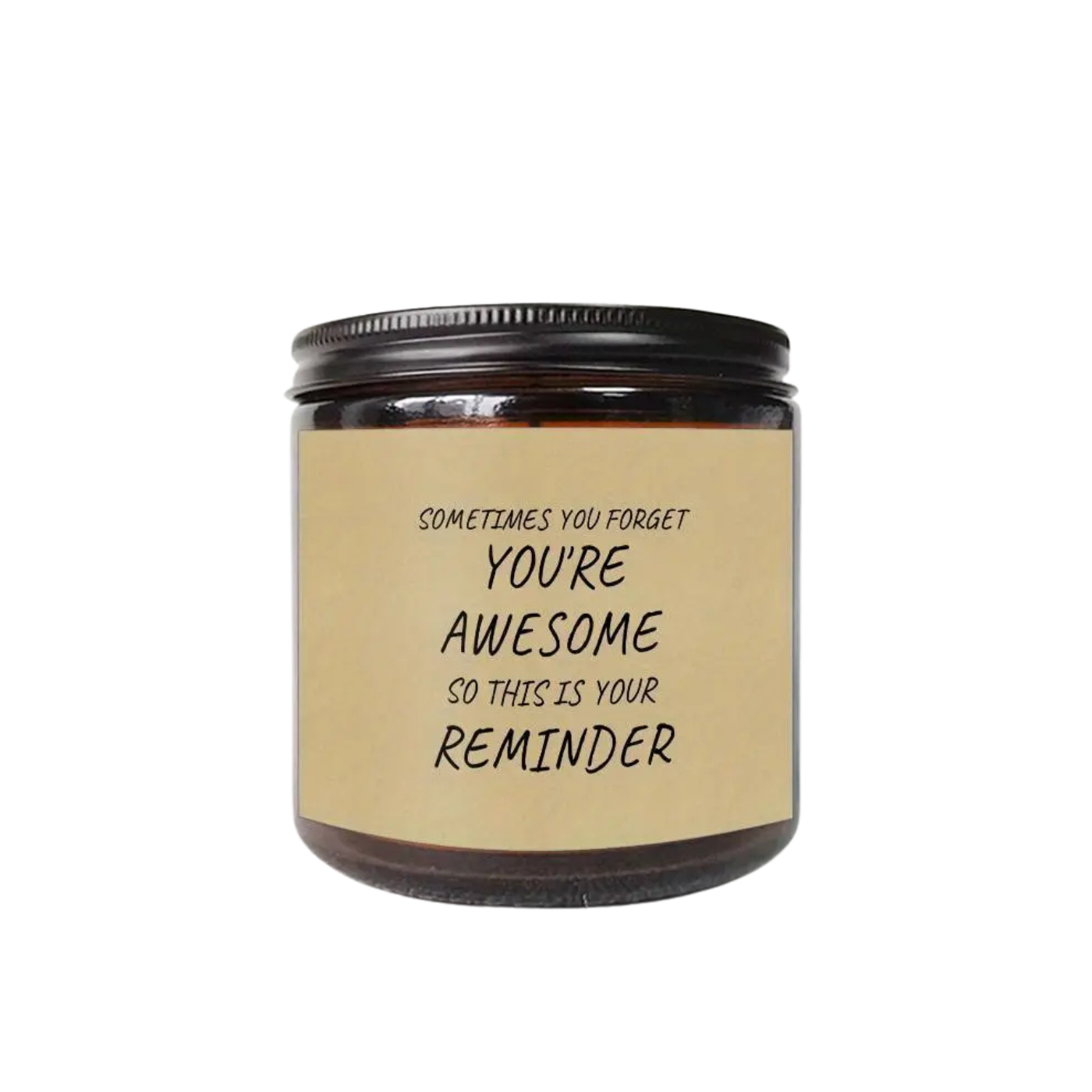 Inspirational Lavender Scented 1pc Soy Candle