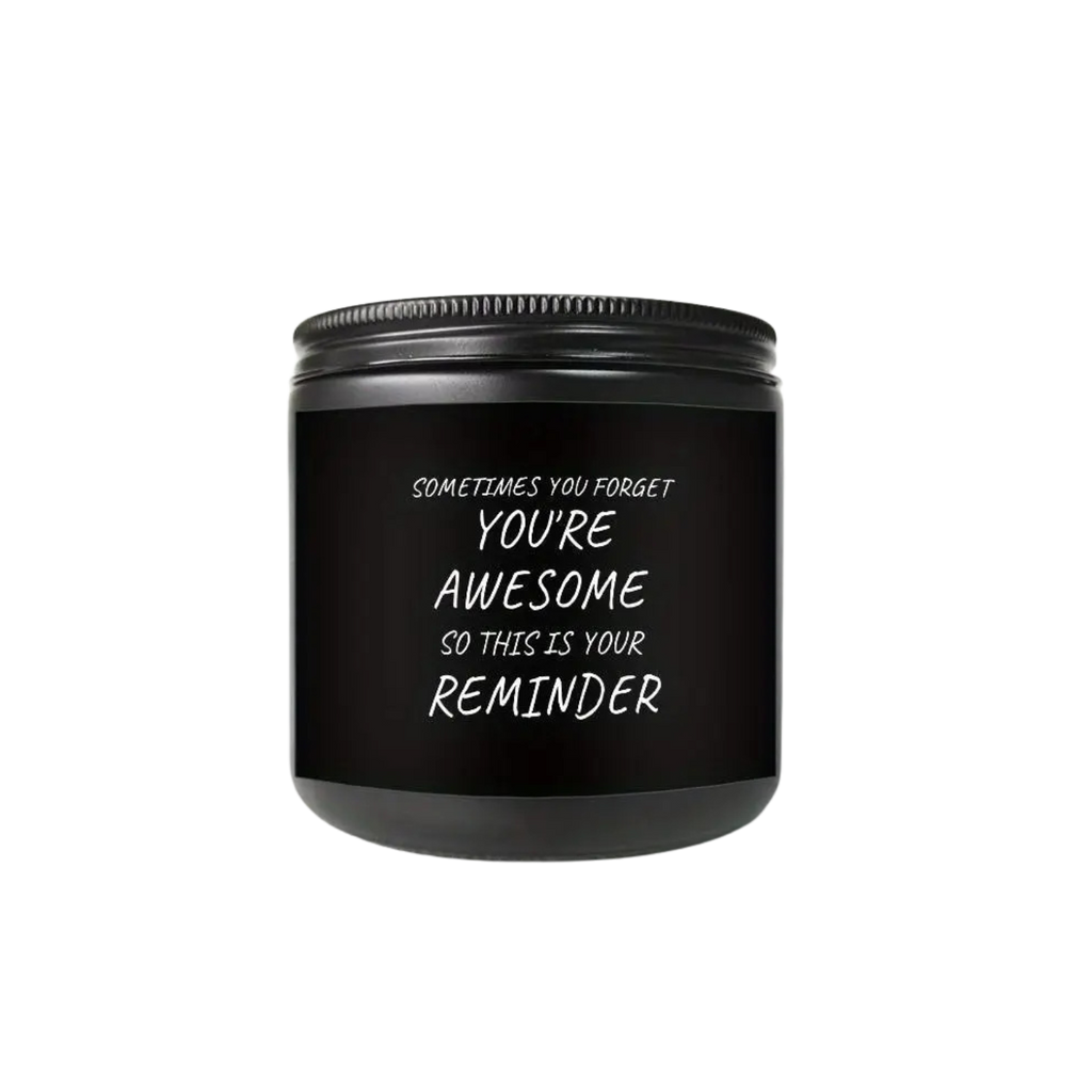 Inspirational Lavender Scented 1pc Soy Candle