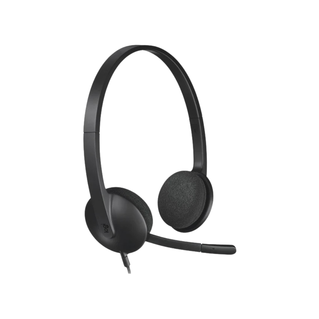 Logitech H340 USB Headset with Noise-Canceling Mic