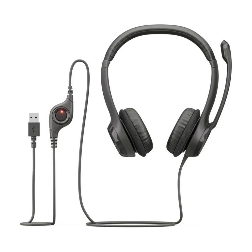 Logitech H390 USB Headset with Noise-Canceling Mic