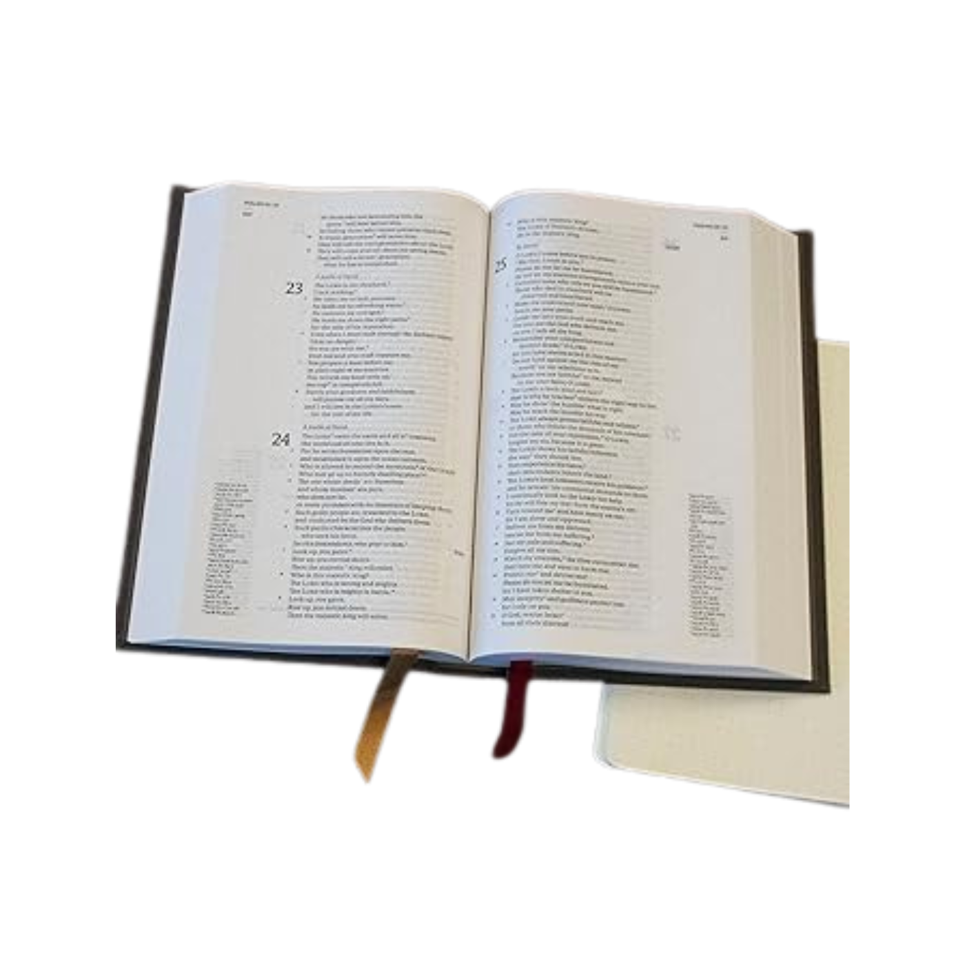 NET Bible Single-Column Reference Gray Comfort Print - Hardcover