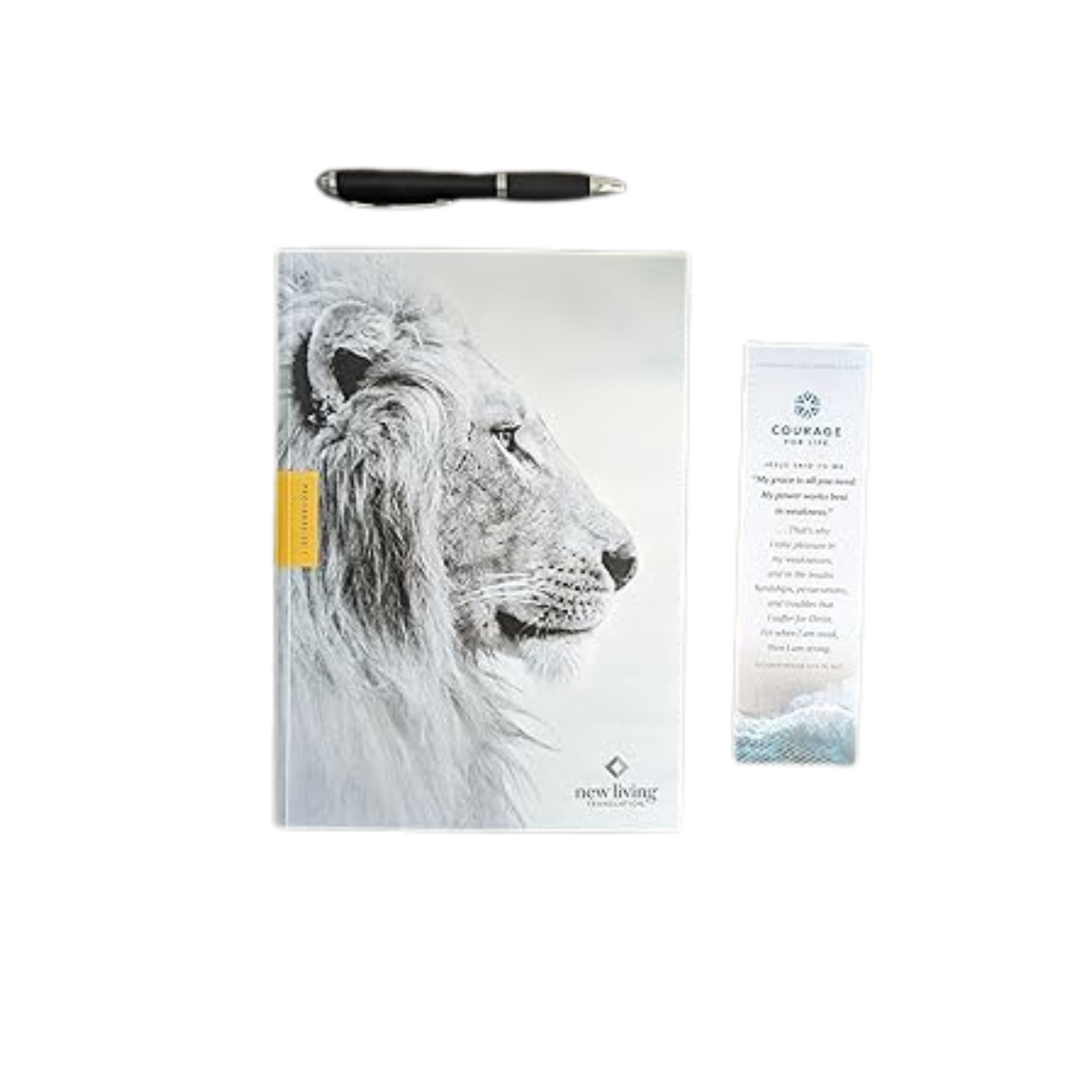 NLT Courage for Life Study Bible for Men - Hardcover