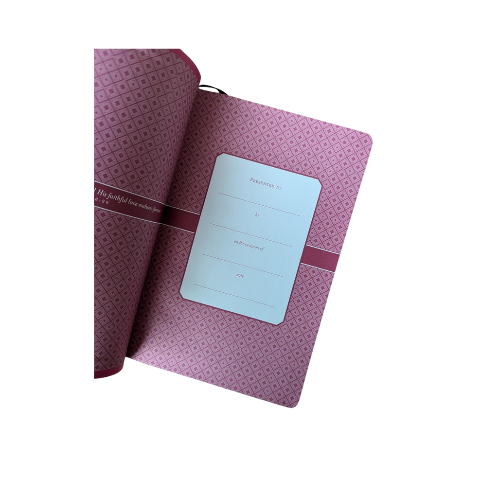 NLT Premium Gift Bible, Red Letter, LeatherLike, Very Berry