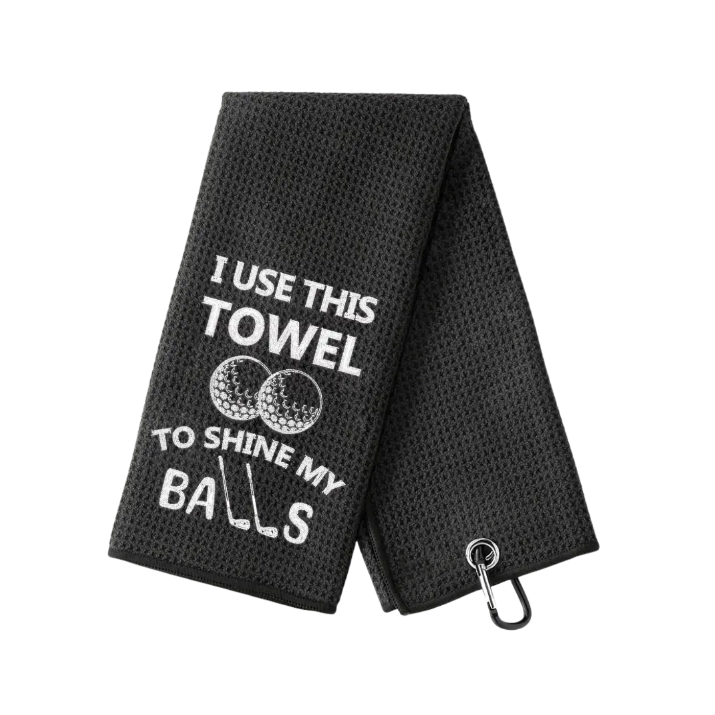 Shine Your Balls - Funny Golf Ball Towel