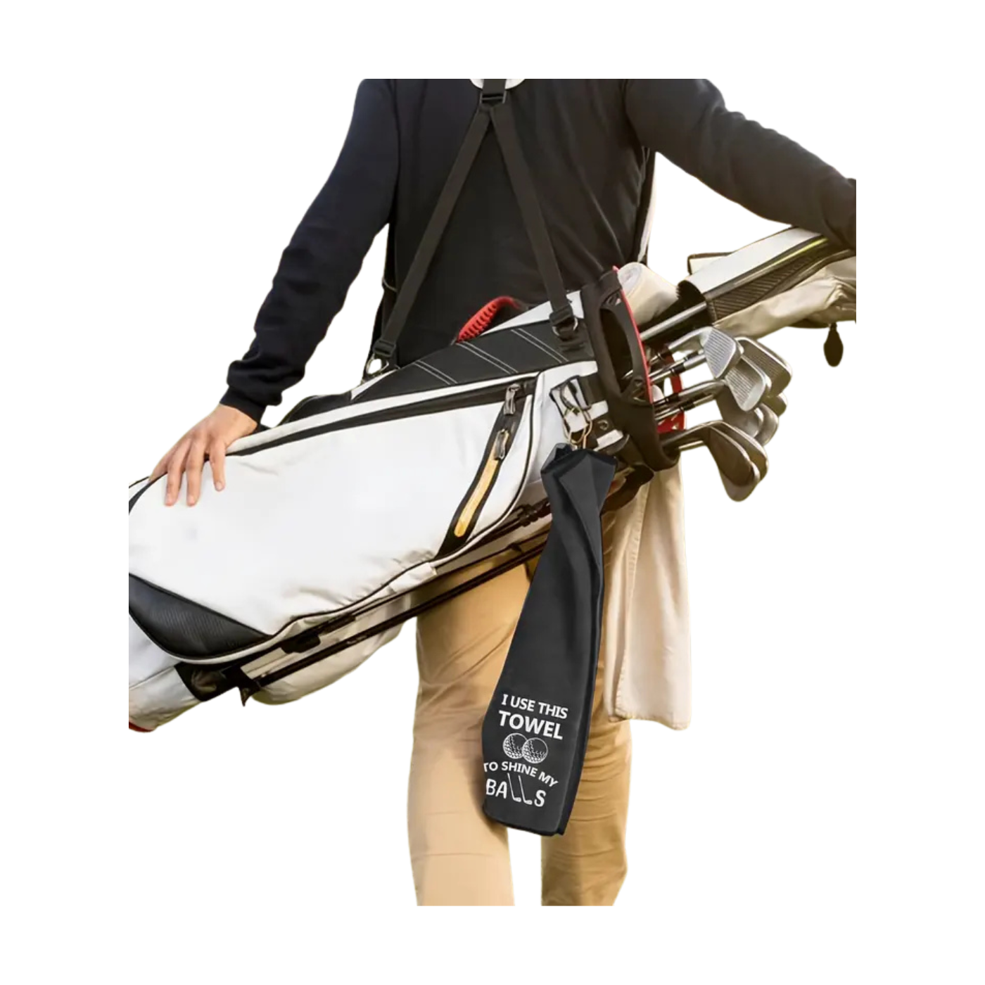 Shine Your Balls - Funny Golf Ball Towel