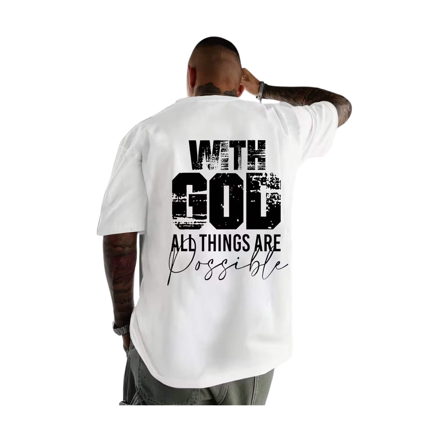 "With God All Things Are Possible" Graphic T-Shirt