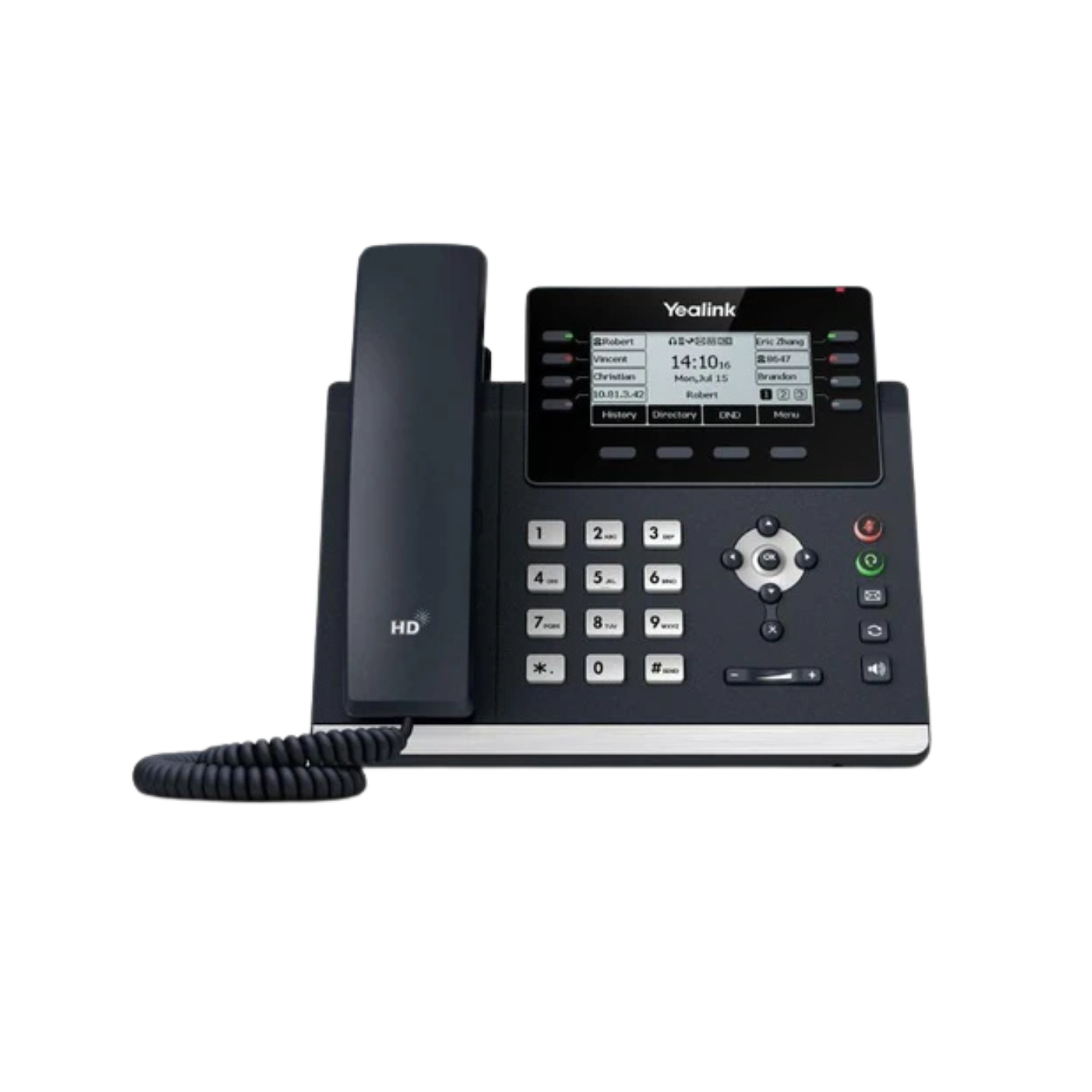 Yealink SIP-T43U 12-Line Gigabit IP Phone Grey LCD