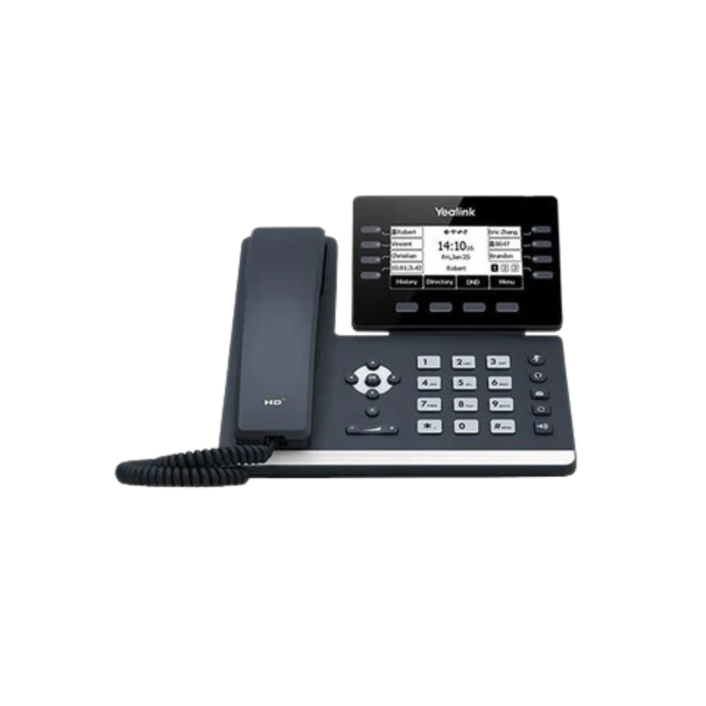 Yealink SIP-T53W 8-Line LCD Dual Band Wi-Fi IP Phone Black