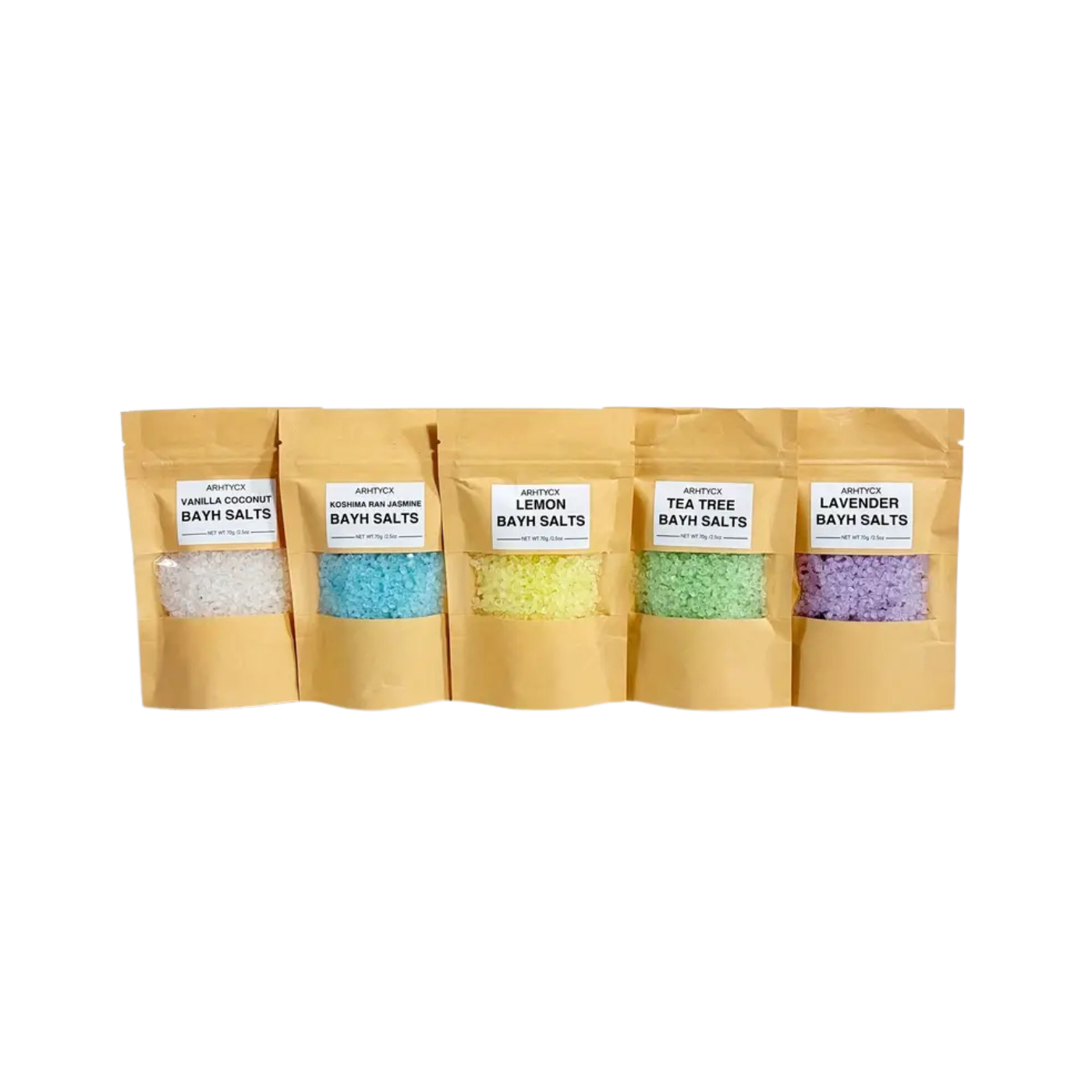 5pcs SPA Bath Salts Gift Set